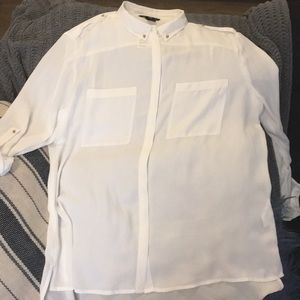 H&M white blouse